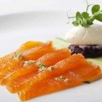 Salmon at Podium Restaurant and Bar