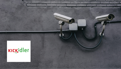 CCTV cameras with Kickidler logo