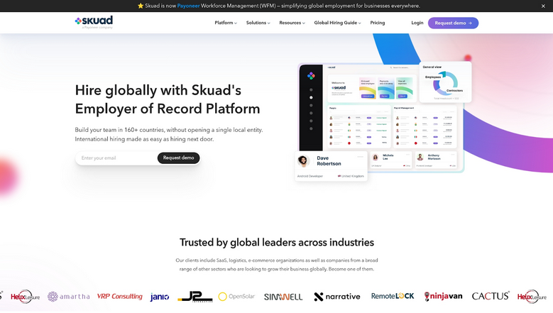 Skuad homepage screengrab