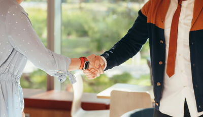 Business handshake