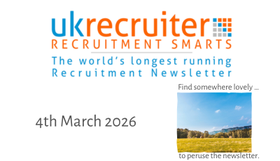 Recruitment Smarts newsletter cover image